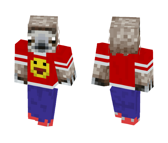 Casual Sloth - Male Minecraft Skins - image 1