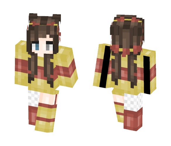 Winnie The Poohish - Female Minecraft Skins - image 1