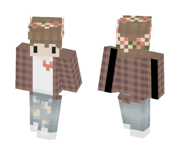 Chibi Flannel Boy - Boy Minecraft Skins - image 1