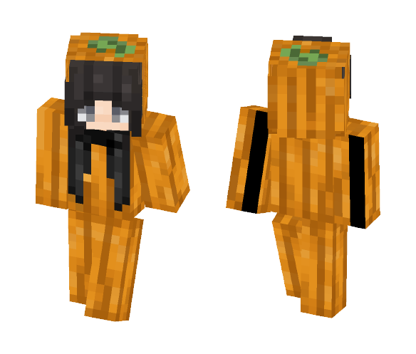 SpooOOoooPPPpyyy Pumpkin gurl! - Female Minecraft Skins - image 1