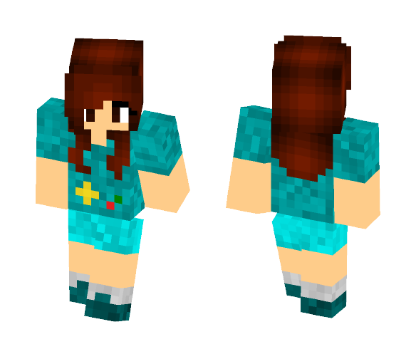 Gamer Girl (First Girl Skin) - Girl Minecraft Skins - image 1