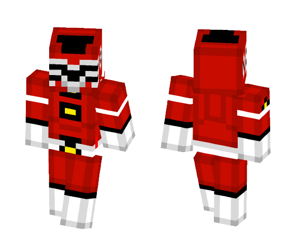The Red Ranger - Turbo - Male Minecraft Skins - image 1