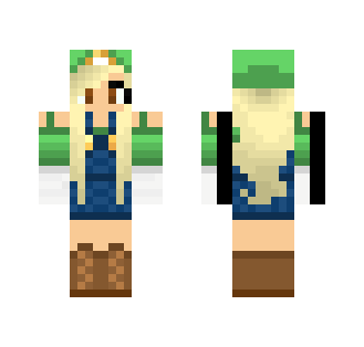 Girl Luigi - Girl Minecraft Skins - image 2