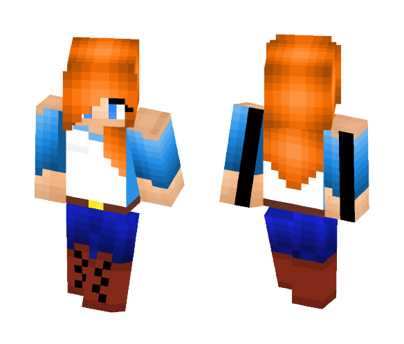 Fall girl - Girl Minecraft Skins - image 1
