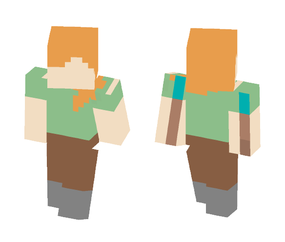 Minimal Alex - Female Minecraft Skins - image 1