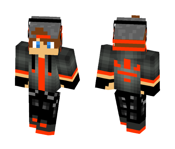 Orange Dude - Male Minecraft Skins - image 1