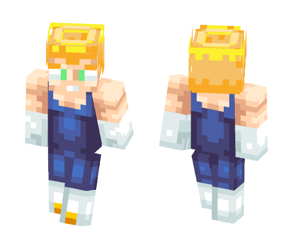 Super Saiyan Vegeta (Buu Saga) - Male Minecraft Skins - image 1