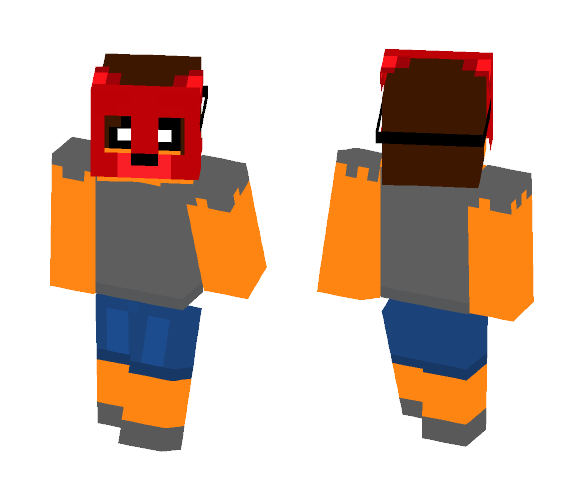 FNaF Foxy Bully - Male Minecraft Skins - image 1