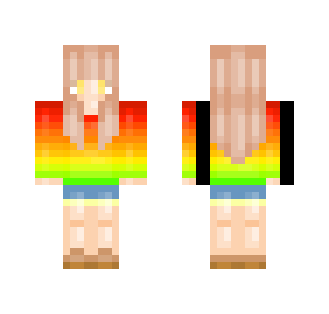 Rainbow cute *-* - Female Minecraft Skins - image 2