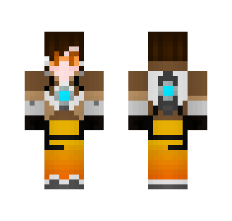 [Overwatch] Tracer - Female Minecraft Skins - image 2