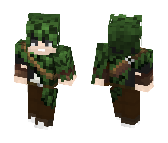 -(CamoFlage)-better in 3D - Male Minecraft Skins - image 1