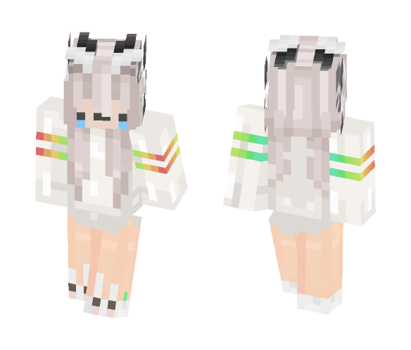 Tumblr Rainbow - Female Minecraft Skins - image 1