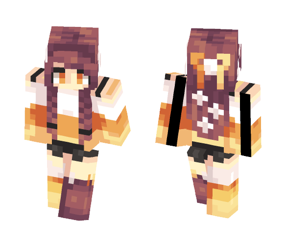 Candy Corn - Female Minecraft Skins - image 1