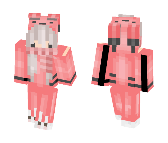 Bunny with scarf ^-^ - Female Minecraft Skins - image 1