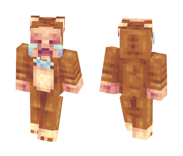 Crying Baby in Halloween Costume #2 - Baby Minecraft Skins - image 1