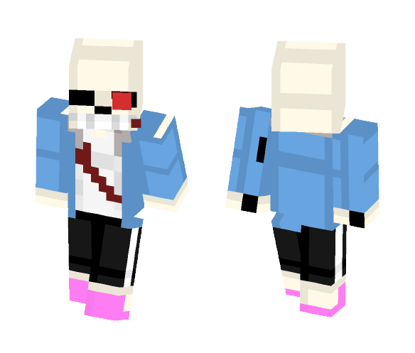Genocide Route Sans - Male Minecraft Skins - image 1