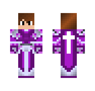 Purple Warrier - Male Minecraft Skins - image 2