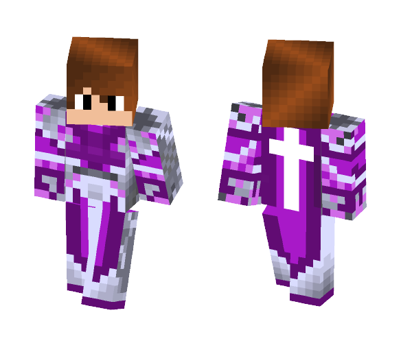 Purple Warrier - Male Minecraft Skins - image 1