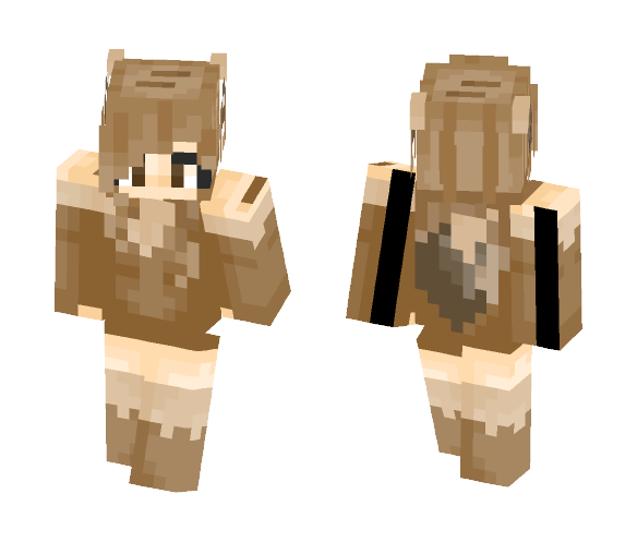 ~Spooky Series~ Eevee - Female Minecraft Skins - image 1