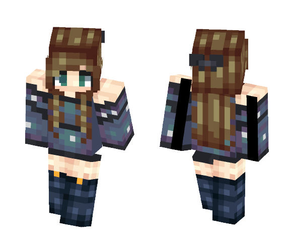 Galaxy Girl - Girl Minecraft Skins - image 1