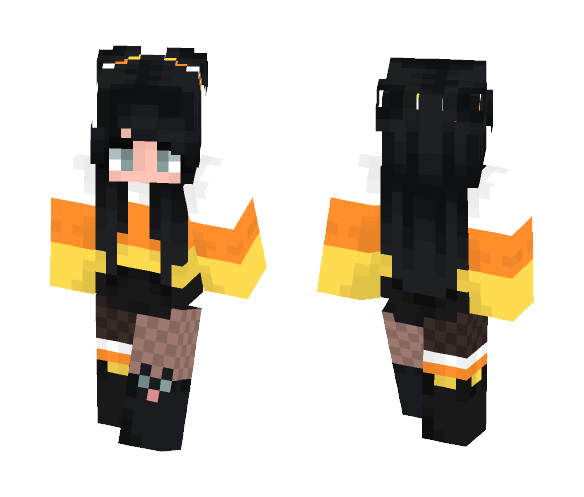 ♥ - Candy Corn - Female Minecraft Skins - image 1