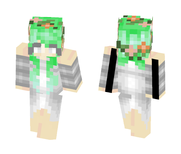 ~Mint ghost~ - Female Minecraft Skins - image 1