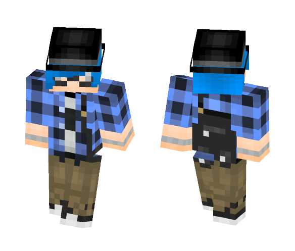 I'm blue ~ - Male Minecraft Skins - image 1
