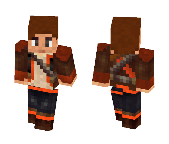 Red adventurer - Male Minecraft Skins - image 1