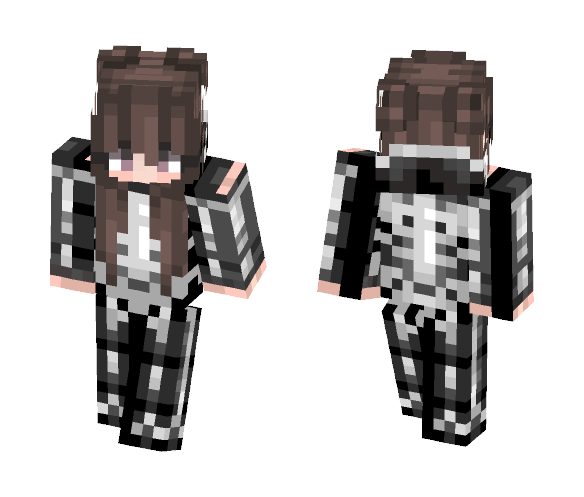 x Girl Skelly(twin#1) x - Girl Minecraft Skins - image 1