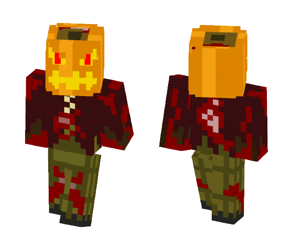 Evil Pumpkin - Interchangeable Minecraft Skins - image 1