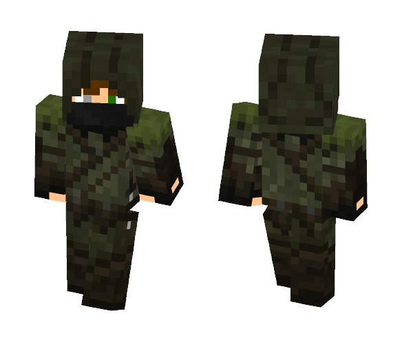 Green Hunter - Male Minecraft Skins - image 1