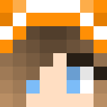 Orange Paw Print Girl - Girl Minecraft Skins - image 3