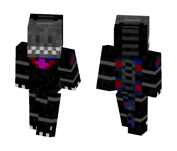 Phantom Black - Male Minecraft Skins - image 1