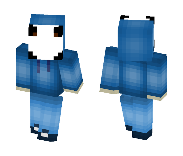 ♥Blue Hoodie♥ - Male Minecraft Skins - image 1