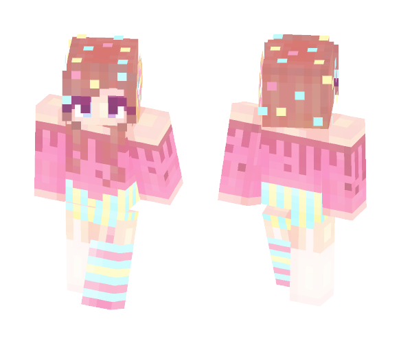 ???? Donut Hair Clip ???? - Female Minecraft Skins - image 1