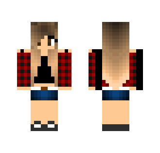 Girl in flannel - Girl Minecraft Skins - image 2