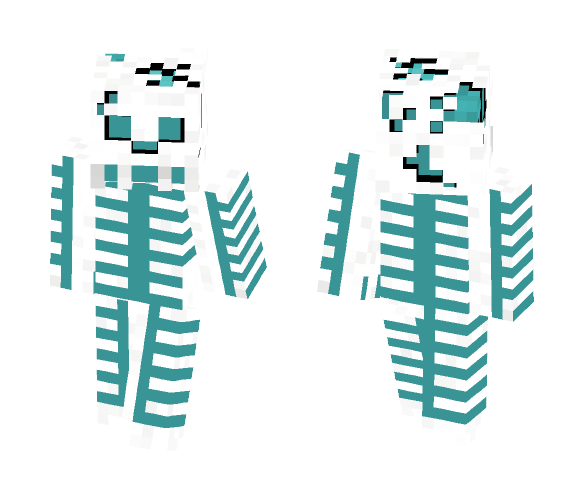 3D Skeleton bright - Male Minecraft Skins - image 1