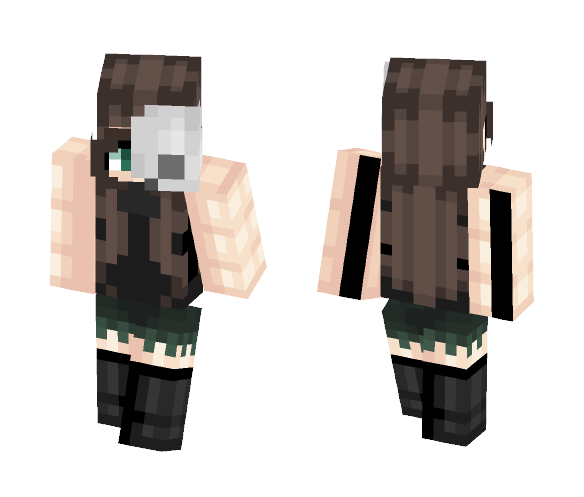 Skele-girl - Female Minecraft Skins - image 1
