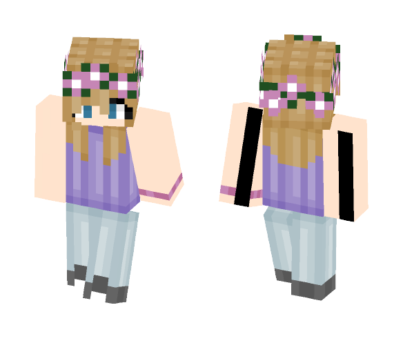Basic Tumblr White Girl - Girl Minecraft Skins - image 1