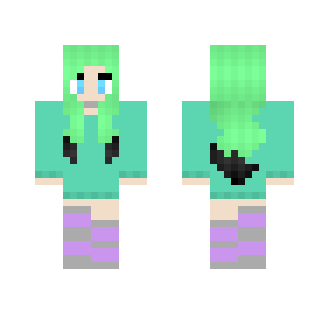 Simple Outfit - Female Minecraft Skins - image 2