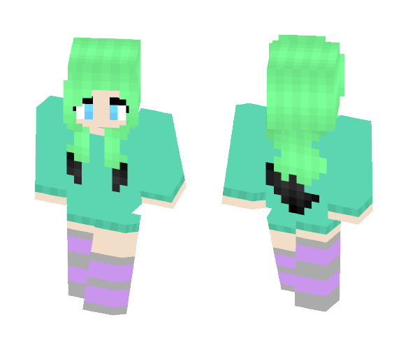 Simple Outfit - Female Minecraft Skins - image 1