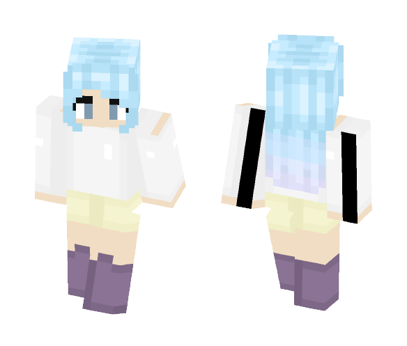 ombre hair remake - Female Minecraft Skins - image 1