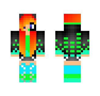 FireFly Girl (inverse) - Girl Minecraft Skins - image 2