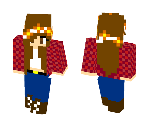 Cute Fall Outfit - Female Minecraft Skins - image 1