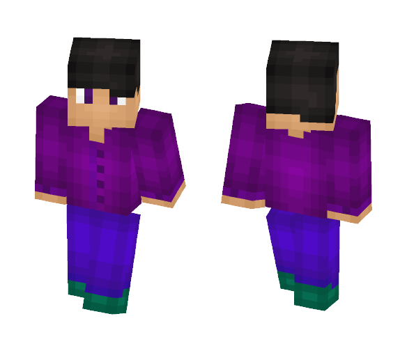 Purple Gangster - Male Minecraft Skins - image 1