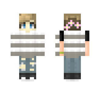Stripe Shirt Boy - Boy Minecraft Skins - image 2
