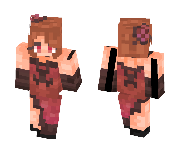 RED | Rainbow Delights Series - Female Minecraft Skins - image 1