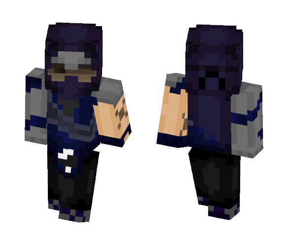 Ninja Rouge Thief 4-pixel arm - Male Minecraft Skins - image 1