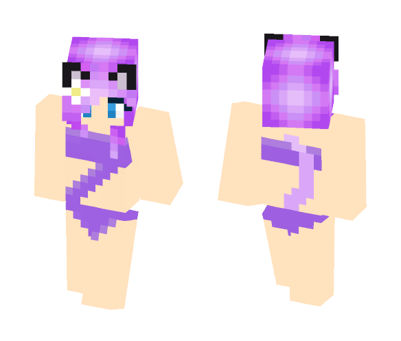 Neko On The Beach - Female Minecraft Skins - image 1