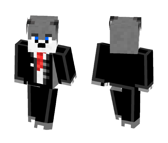 Wolf in a suit - Interchangeable Minecraft Skins - image 1